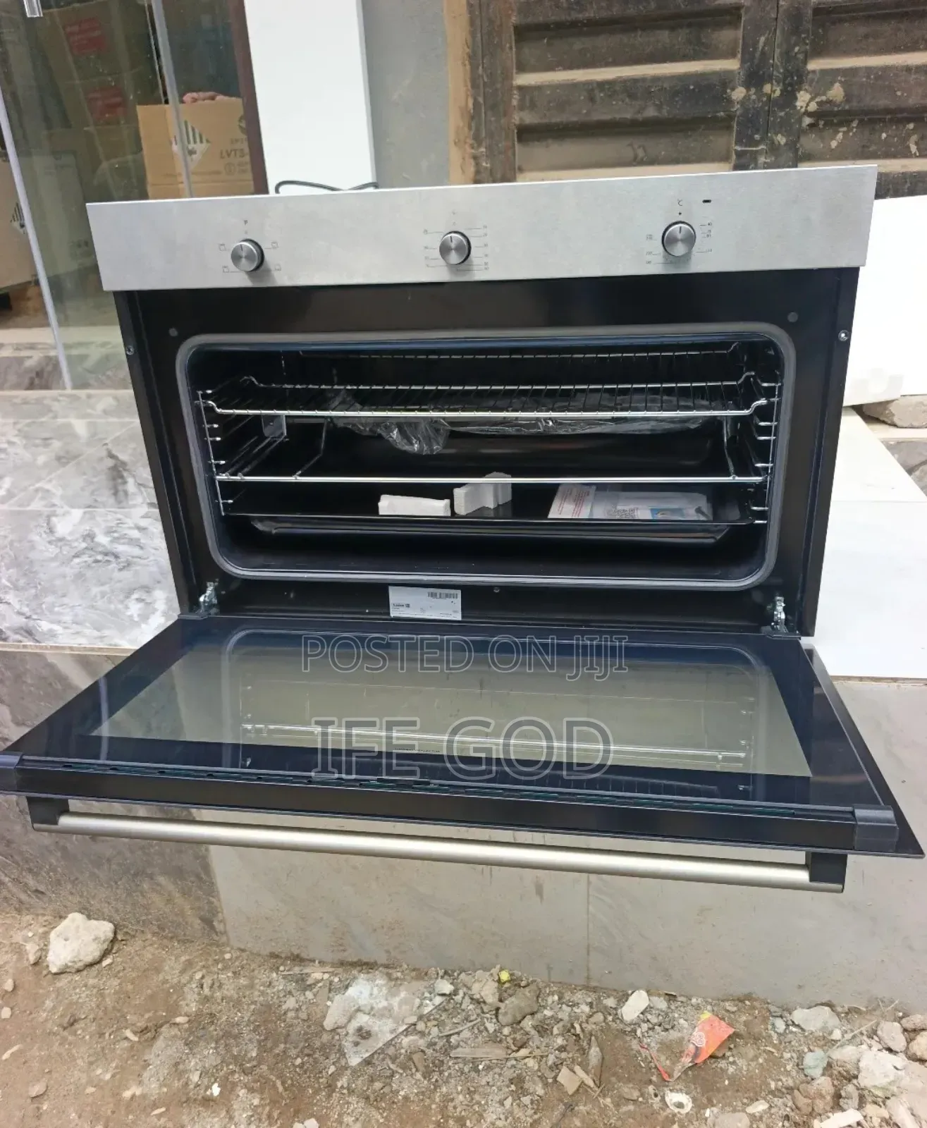 Original Scanfrost Inbuilt Cabinet 90CM Electric Oven With Grill Timer