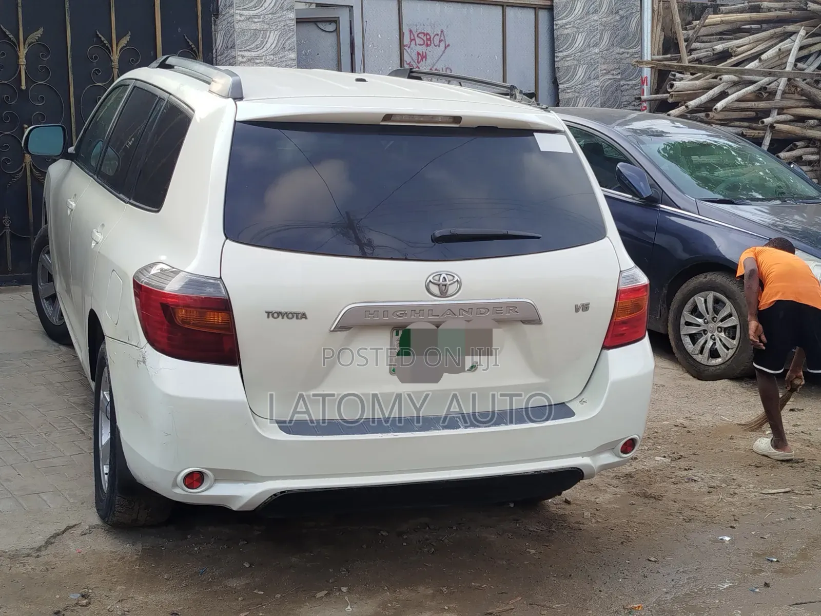 Toyota Highlander V6 2009 White