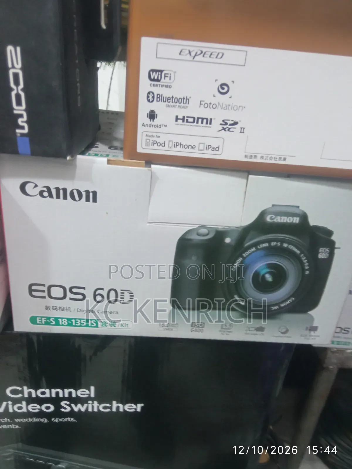 Canon Photo and Video Camera 60D 18 to 135 Lens
