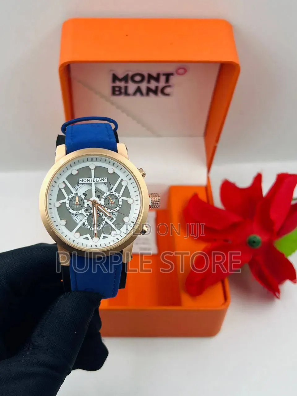 Mont Blanc Leather Watches in Different Colors