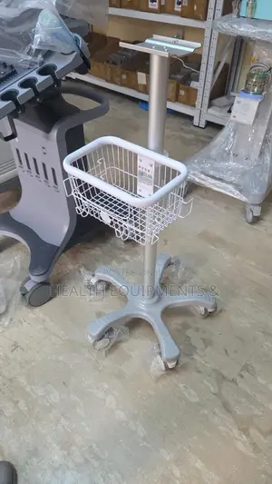EDAN Patient Monitor Trolley – Mobile Stand With Basket
