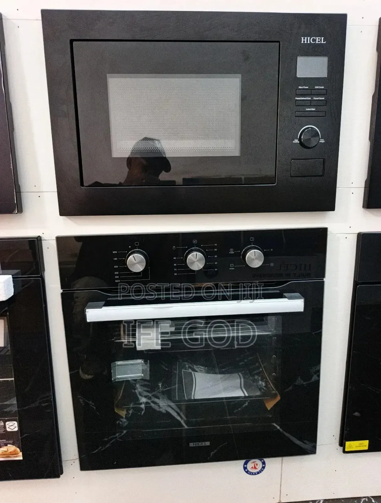 Original HICEL Built-in Electric & Gas Oven & Built-in 25L Microwave.
