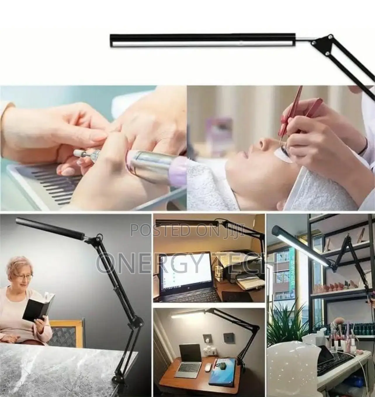 USB Desk Clamp Lamp 3 Light Modes