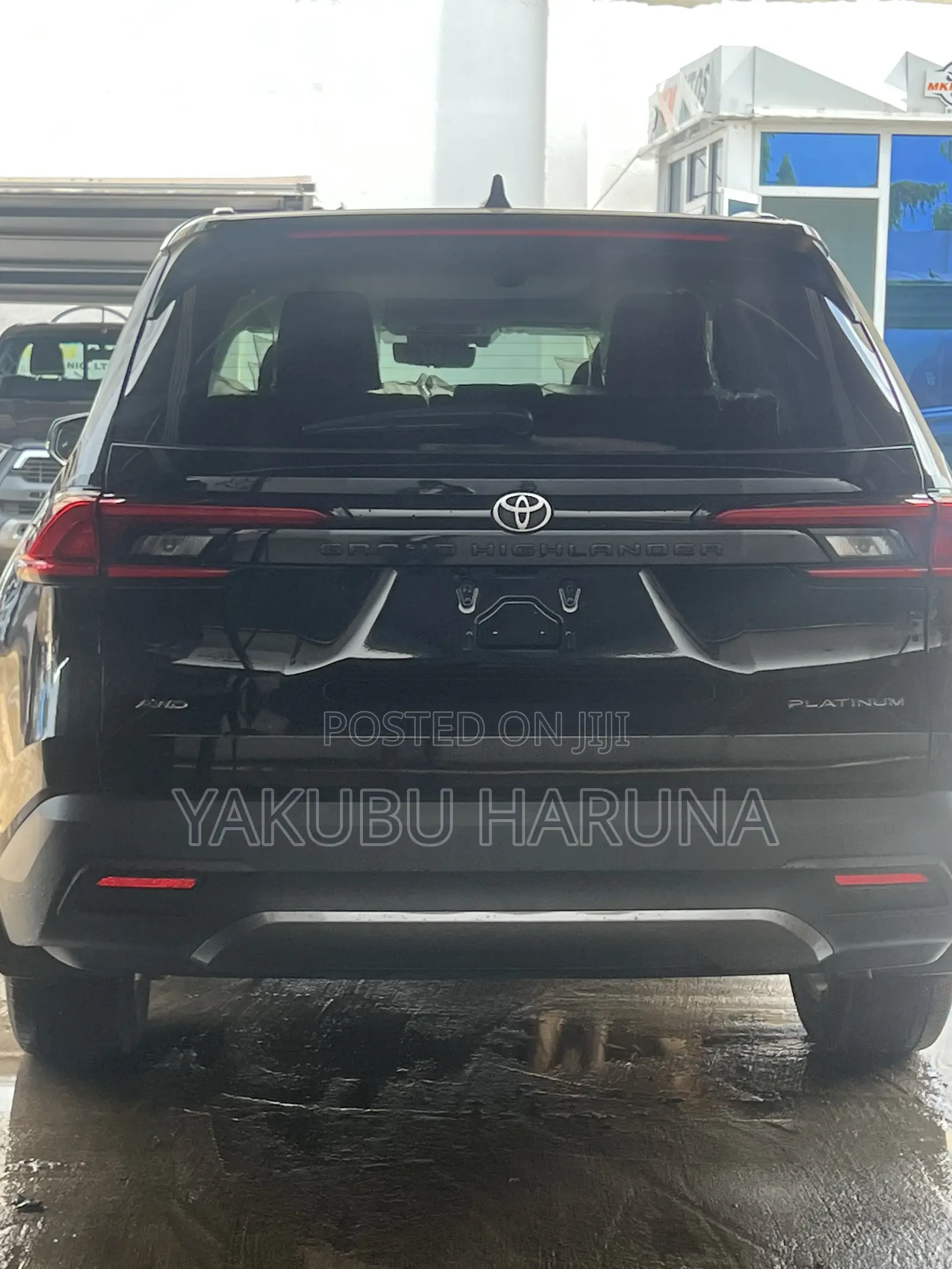 New Toyota Grand Highlander Platinum AWD 2024 Black