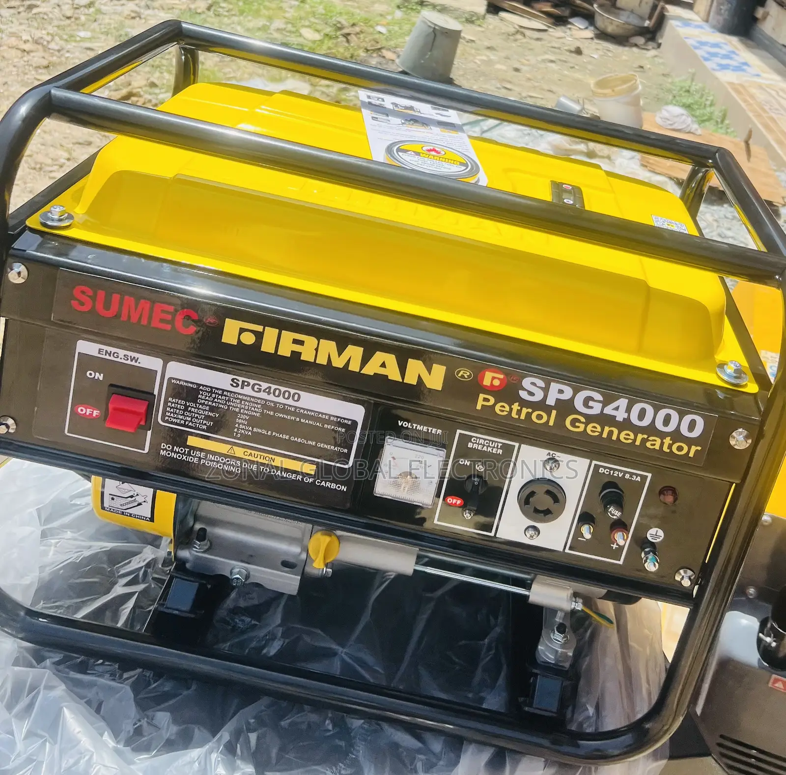 Original Sumec Firman Generator 4.5kva 100% Copper Coil