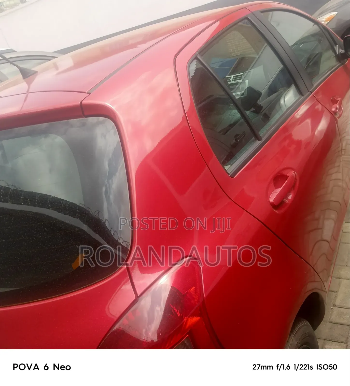 Toyota Yaris 2007 Red