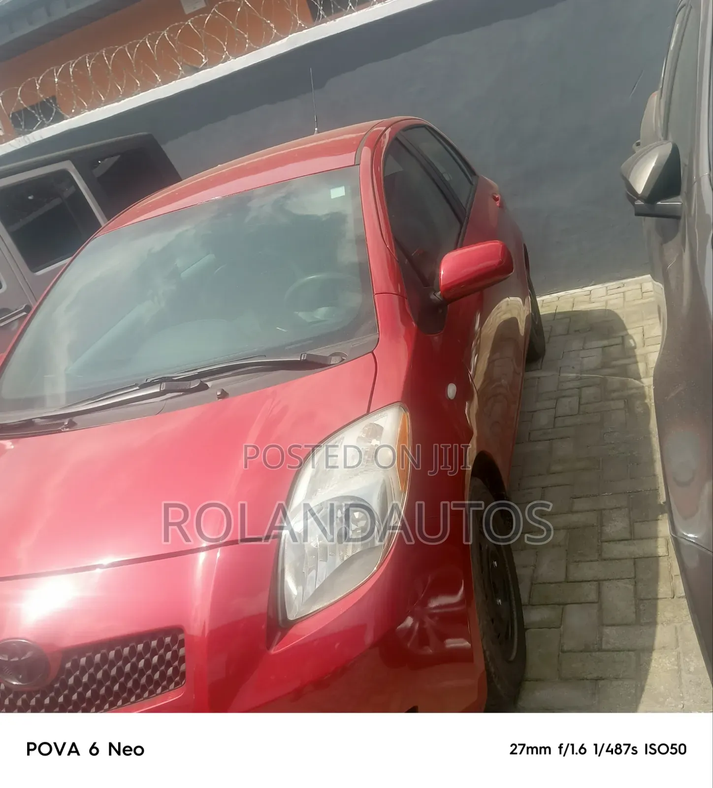 Toyota Yaris 2007 Red