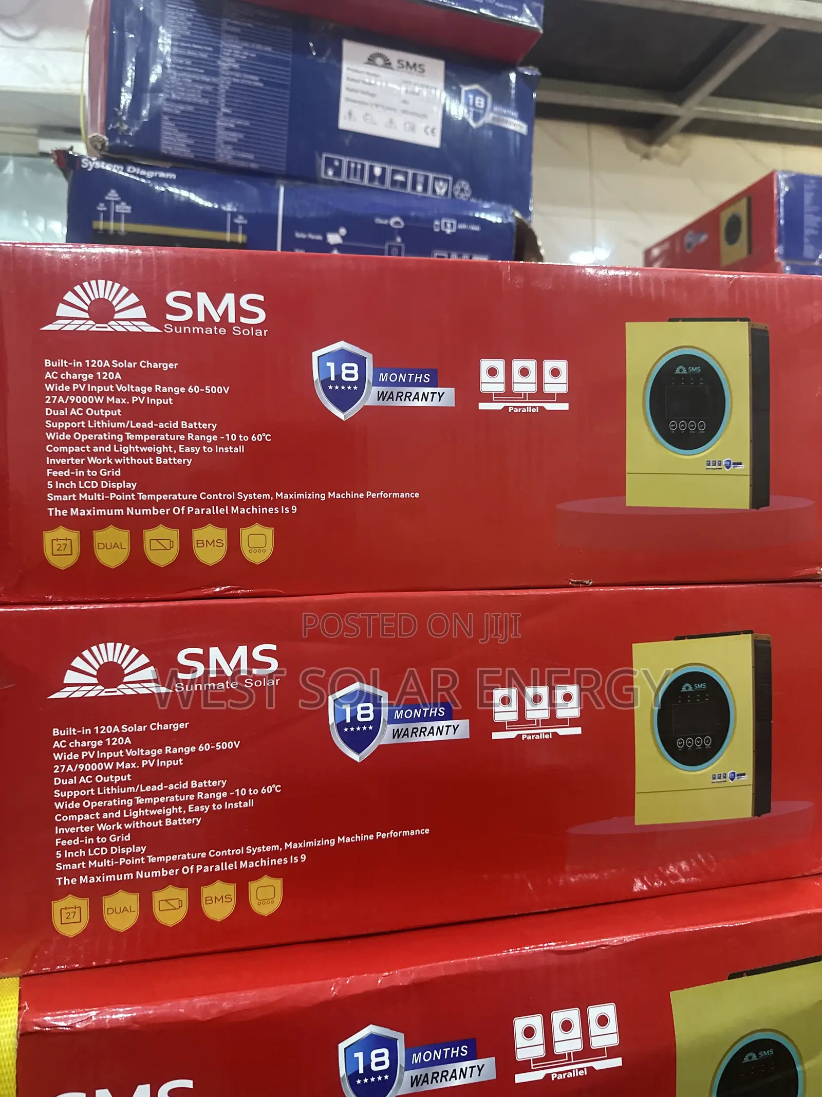 6.5Kva 48V SMS Hybrid Solar Inverter’s