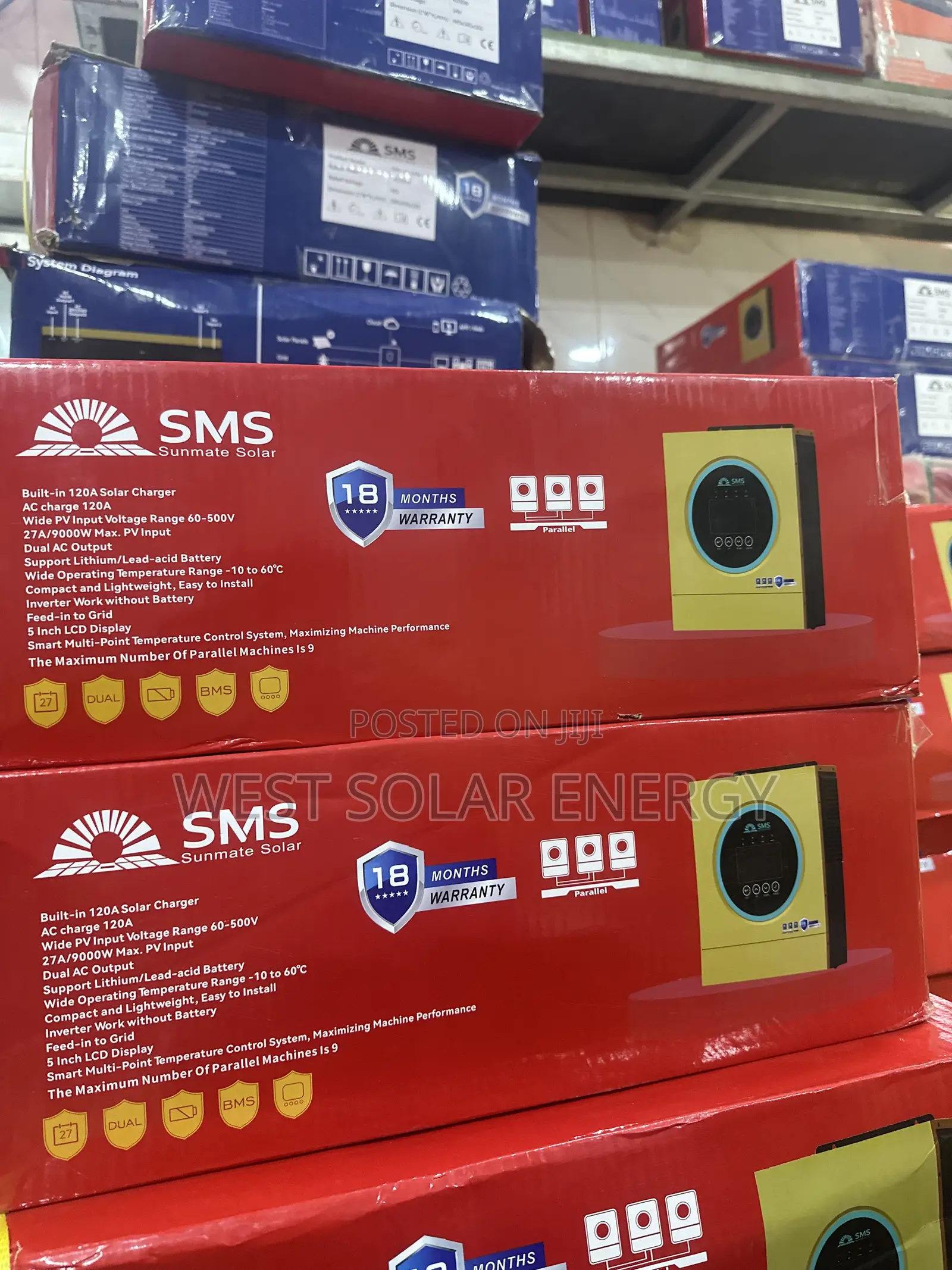 6.5Kva 48V SMS Paraell Hybrid Solar Inverter’s
