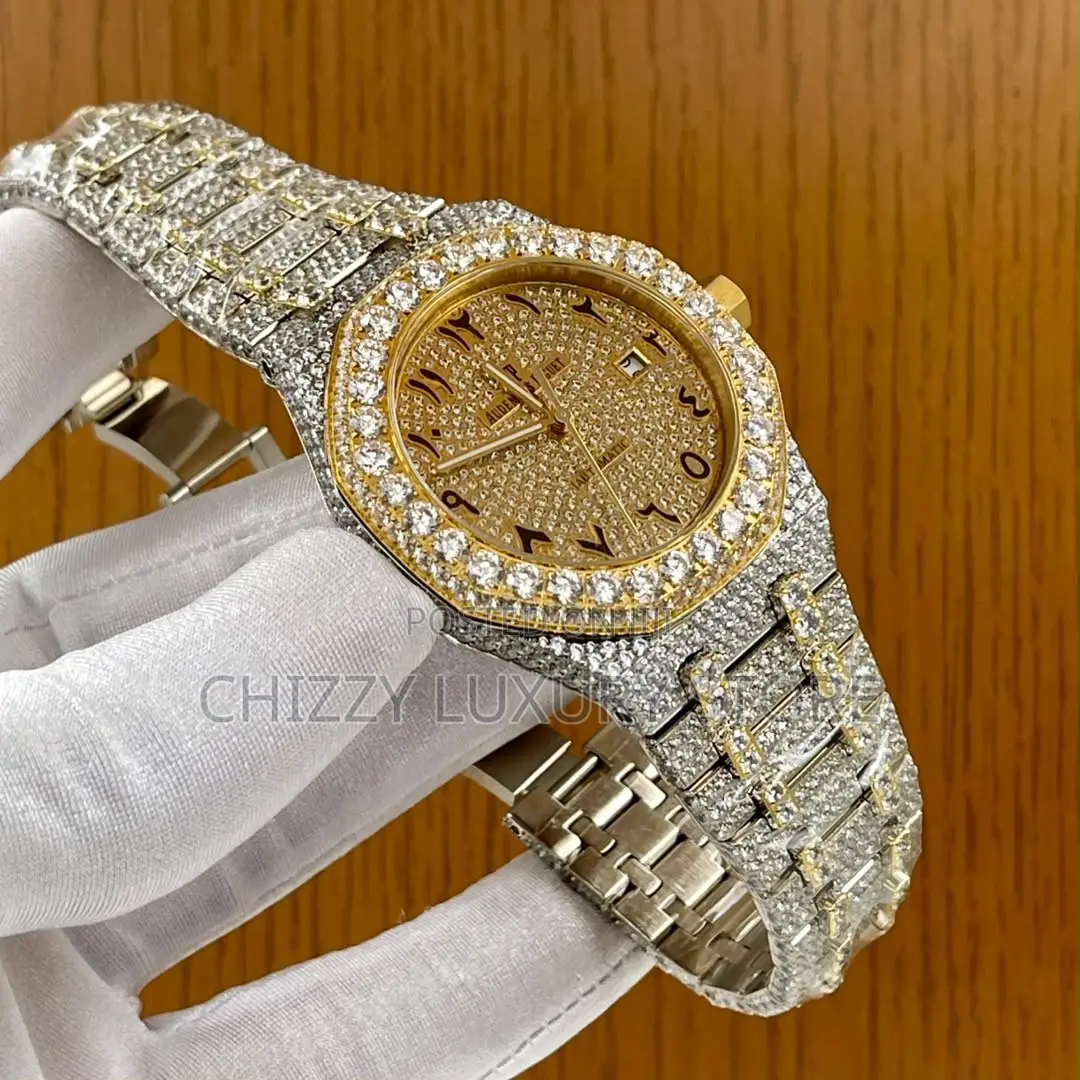 Audemars Piguet Quality Luxury Men All Iced Wristwatch