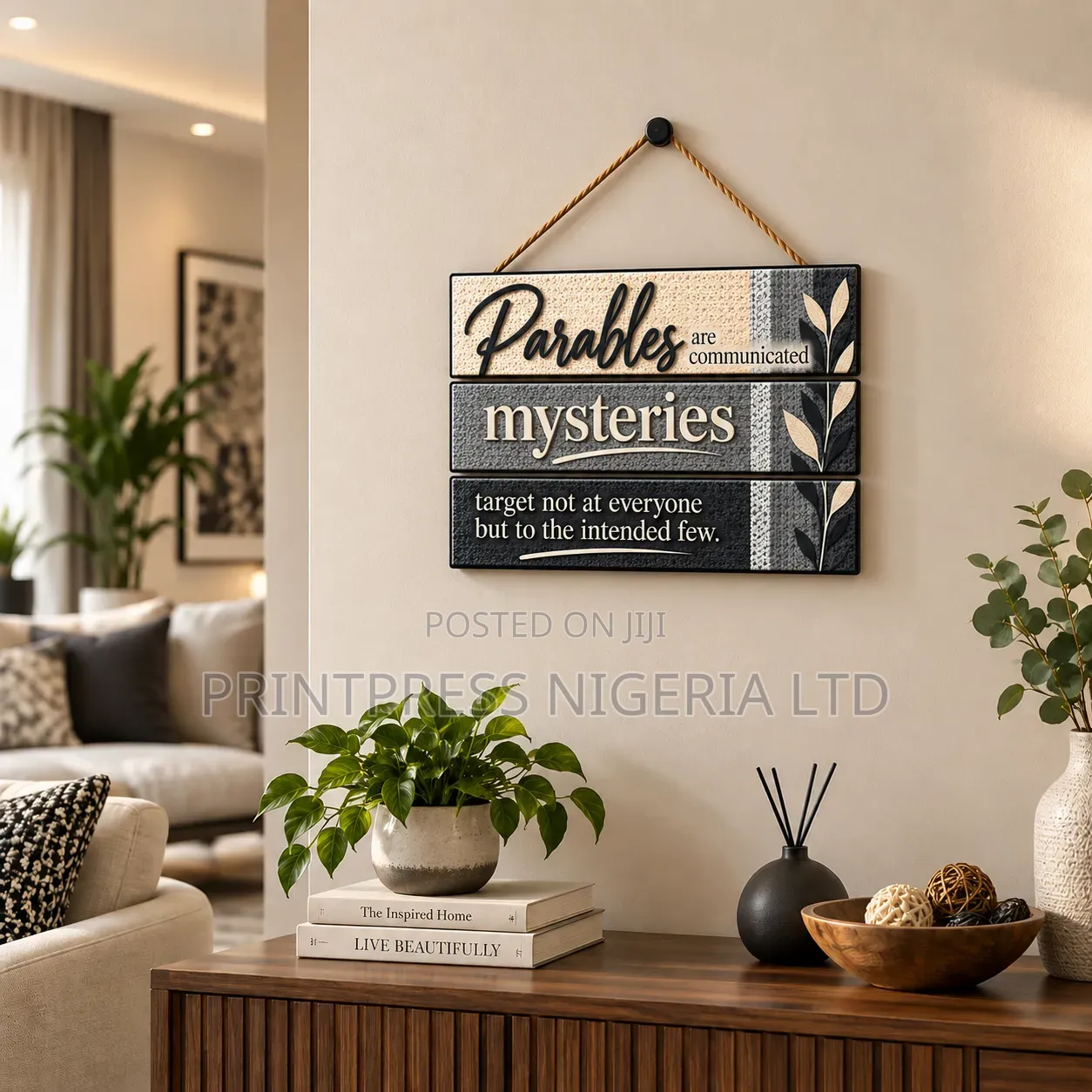Parables - Inspirational Wall Plaque 9x12"