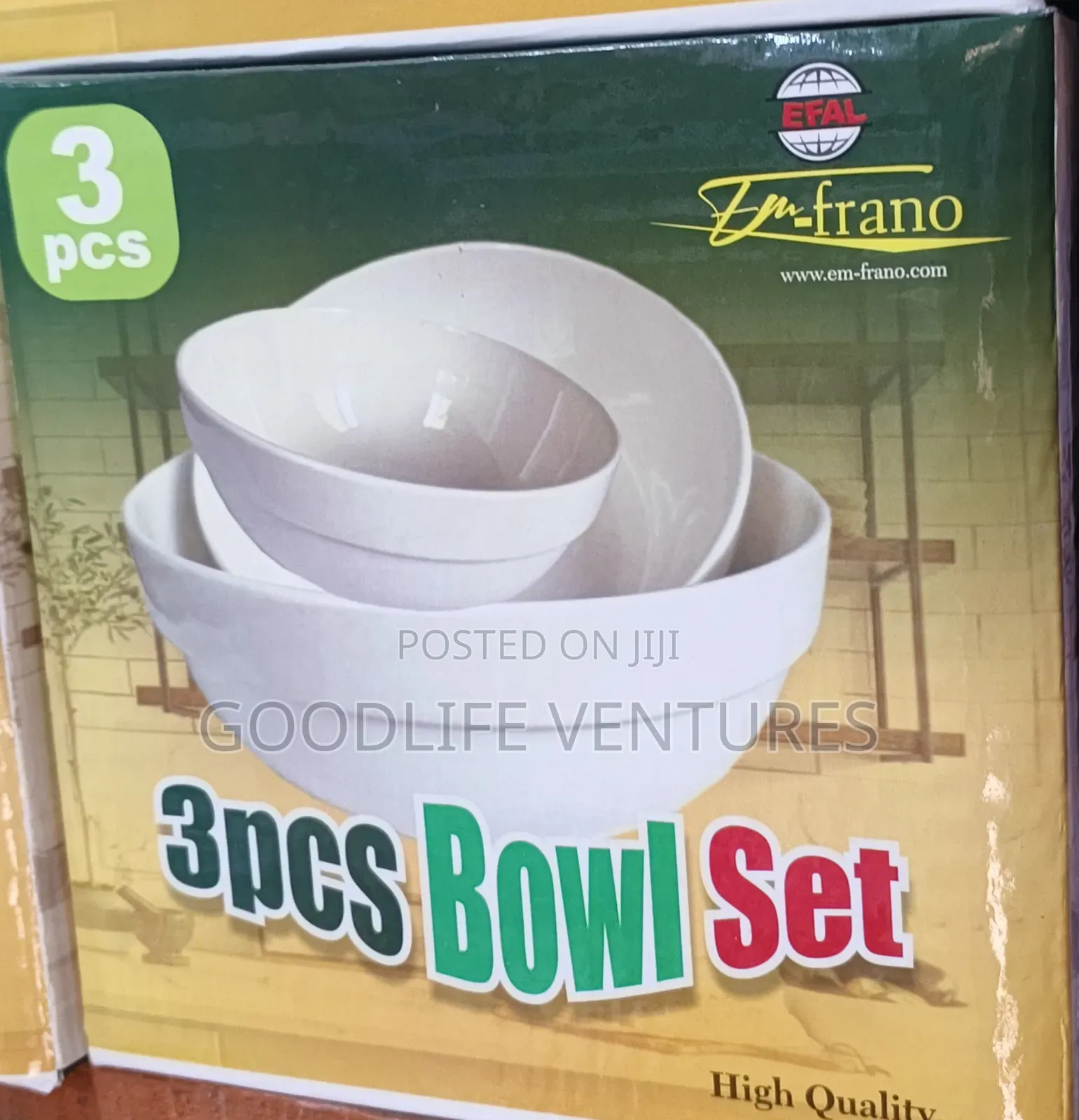 3pcs High Quality Ceramic Bowl Set
