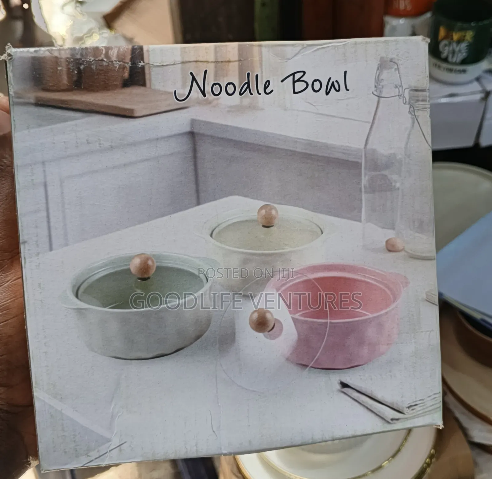 Original Single Noddle Bowl With Glass Cover