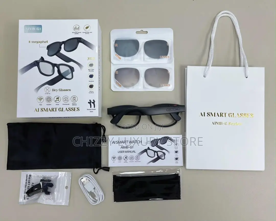 A.M G1S Smart Quality Luxury Men A.I Video Glasses