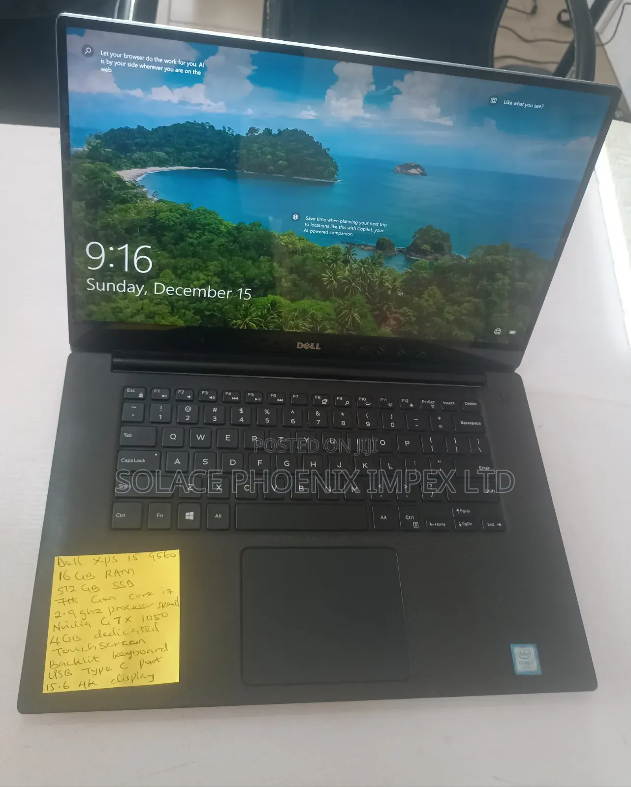 Laptop Dell XPS 15 (9560) 16GB Intel Core i7 SSD 512GB