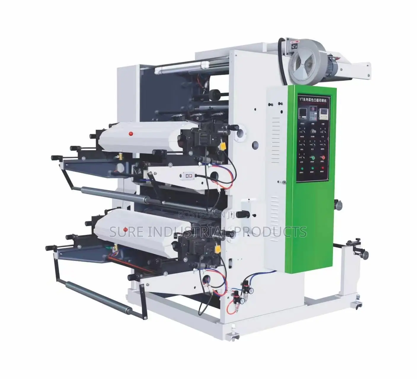 YT2-800 Two Colour Flexo Printing Machine