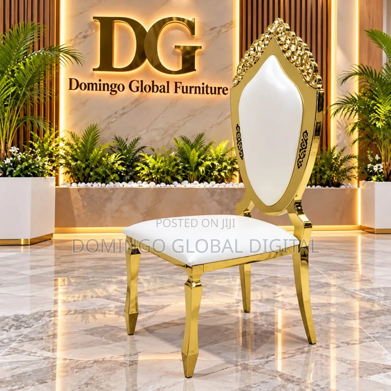 High Back Leather Cushion VIP Event /Dining Chair