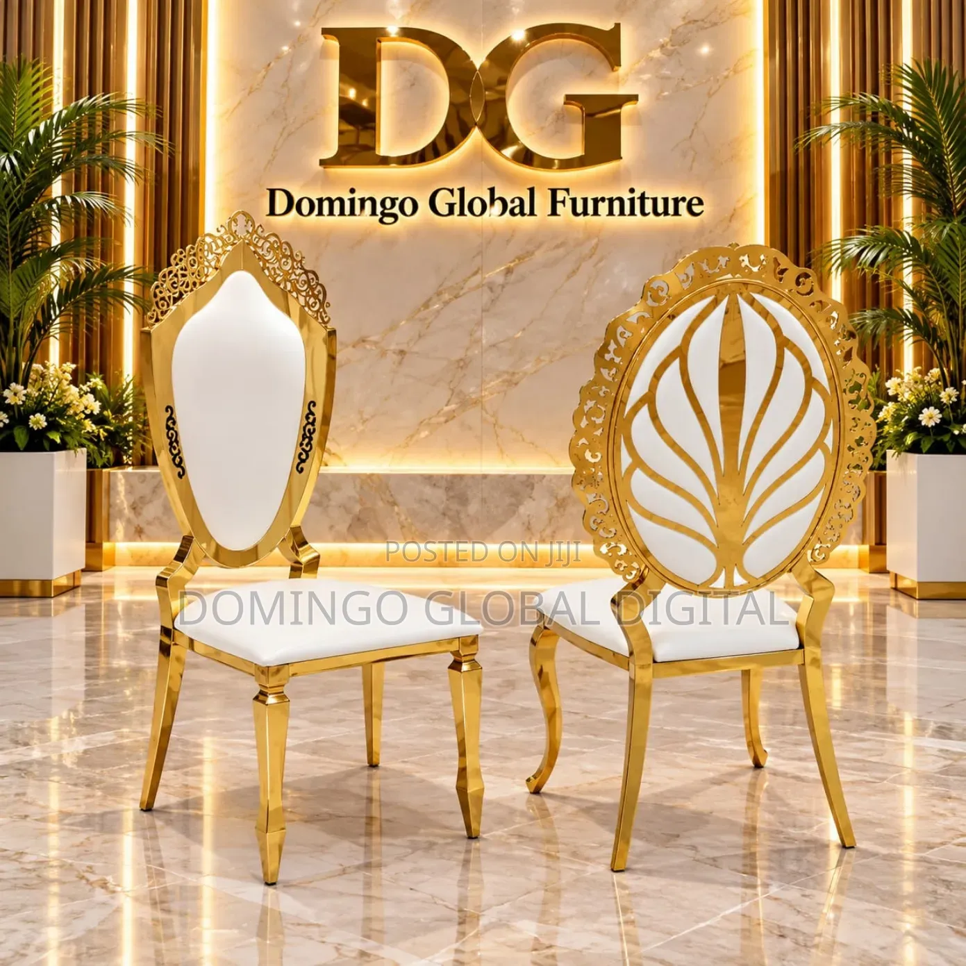High Back Leather Cushion VIP Event /Dining Chair