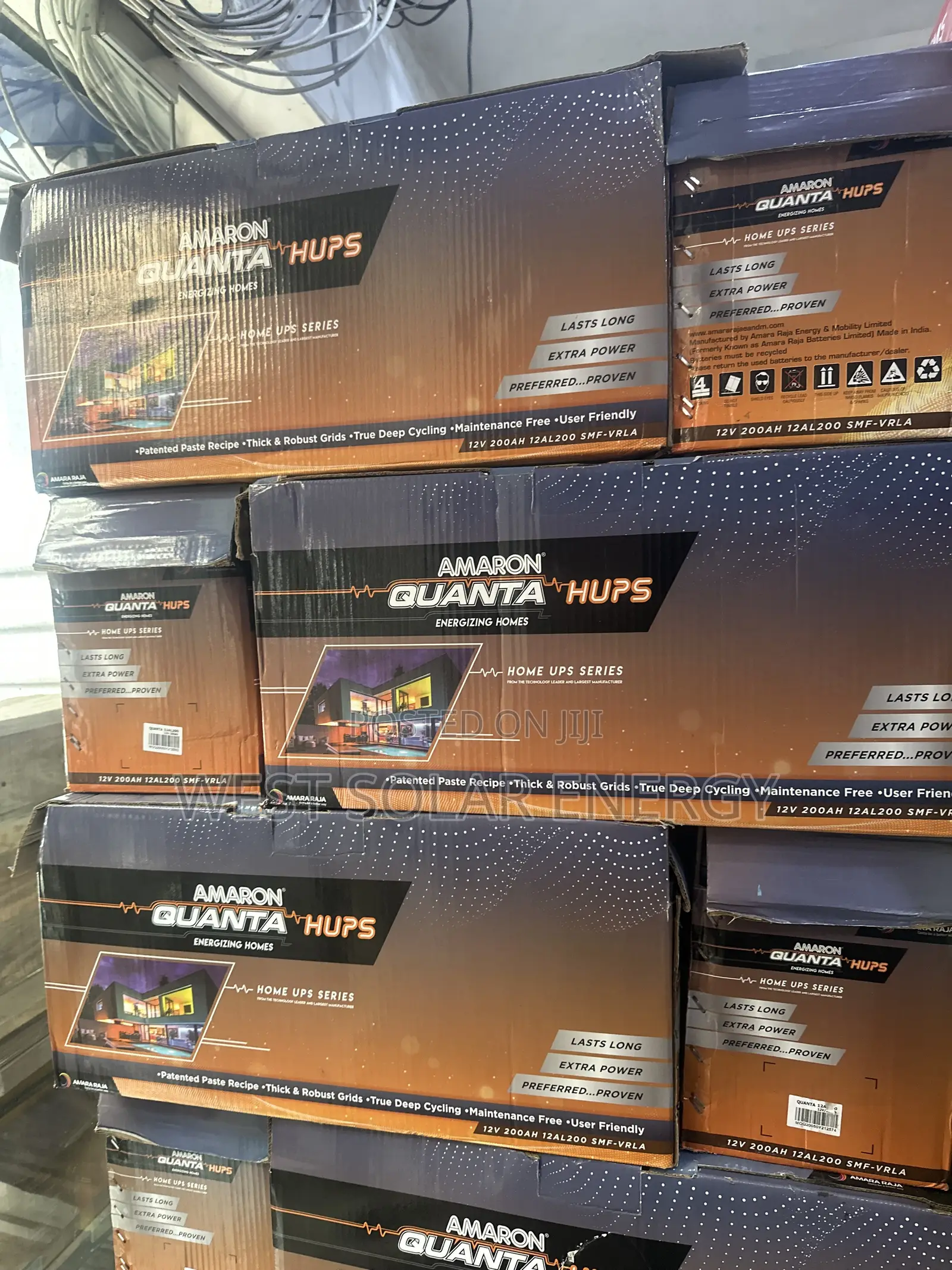 200Ah 12V Amaron Quanta Dry Cell Solar Battery