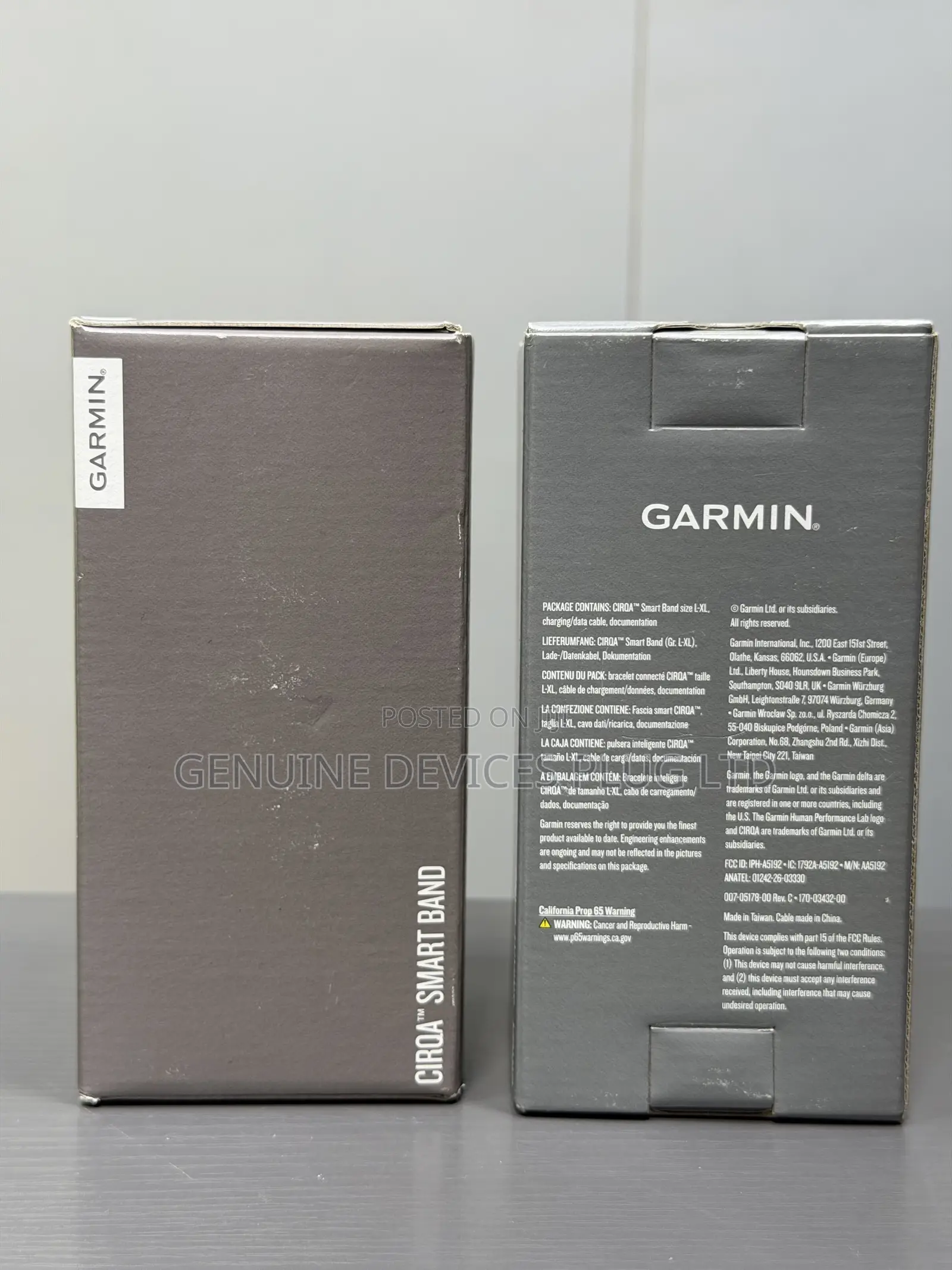 Garmin CIRQATM Smart Band, No Subscription, S-M French