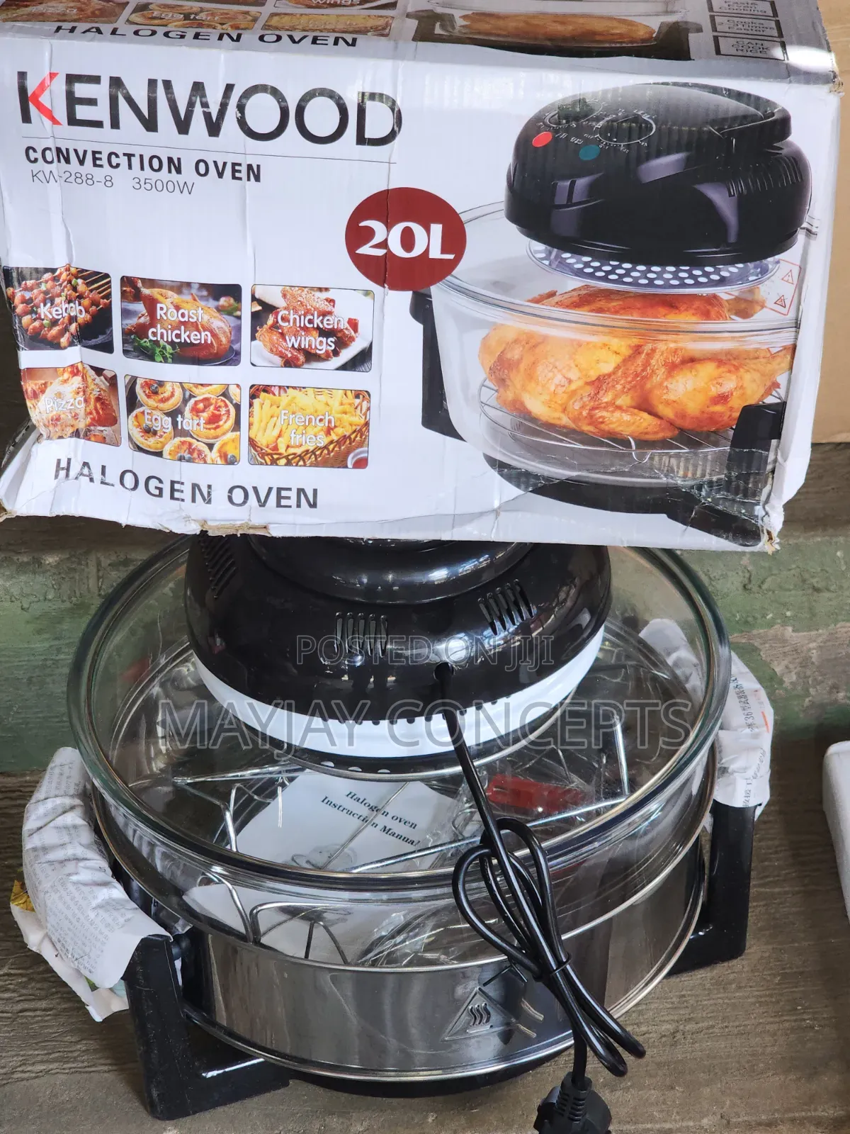 Kenwood KW-288-8 20L 3500W 8-in-1 Halogen Convection Oven