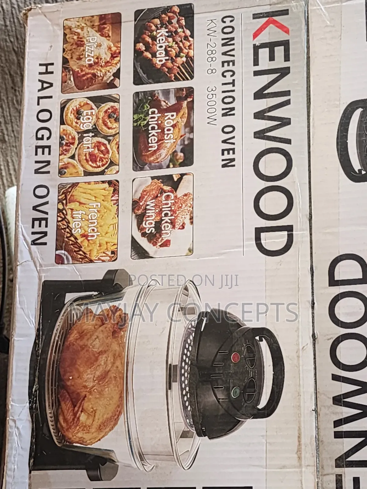 Kenwood KW-288-8 20L 3500W 8-in-1 Halogen Convection Oven