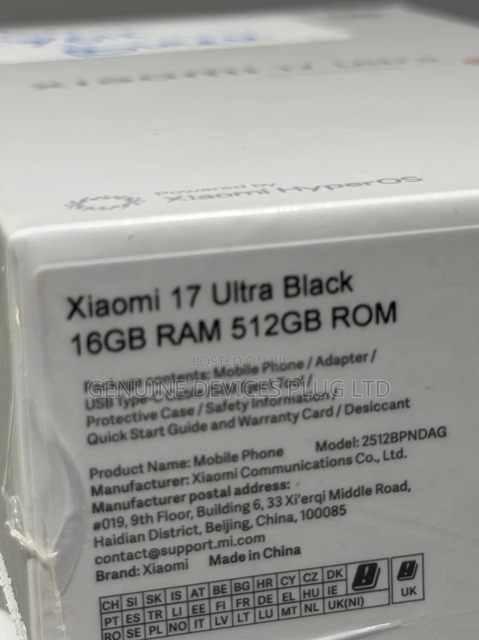 New Xiaomi 17 Ultra 512 GB Black