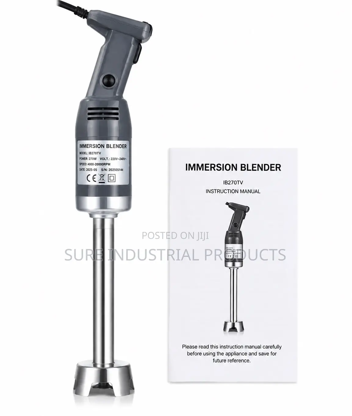 270W Commercial Immersion Blender