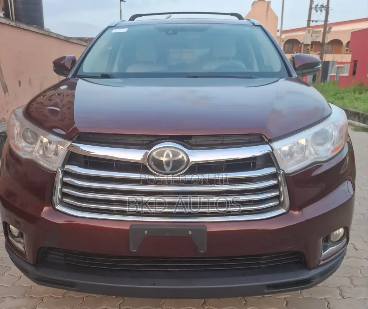 Toyota Highlander Limited V6 4x4 (3.5L 6cyl 6A) 2016 Burgundy