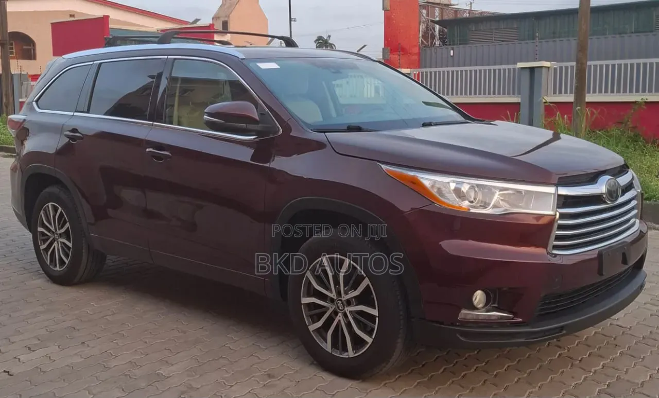 Toyota Highlander Limited V6 4x4 (3.5L 6cyl 6A) 2016 Burgundy