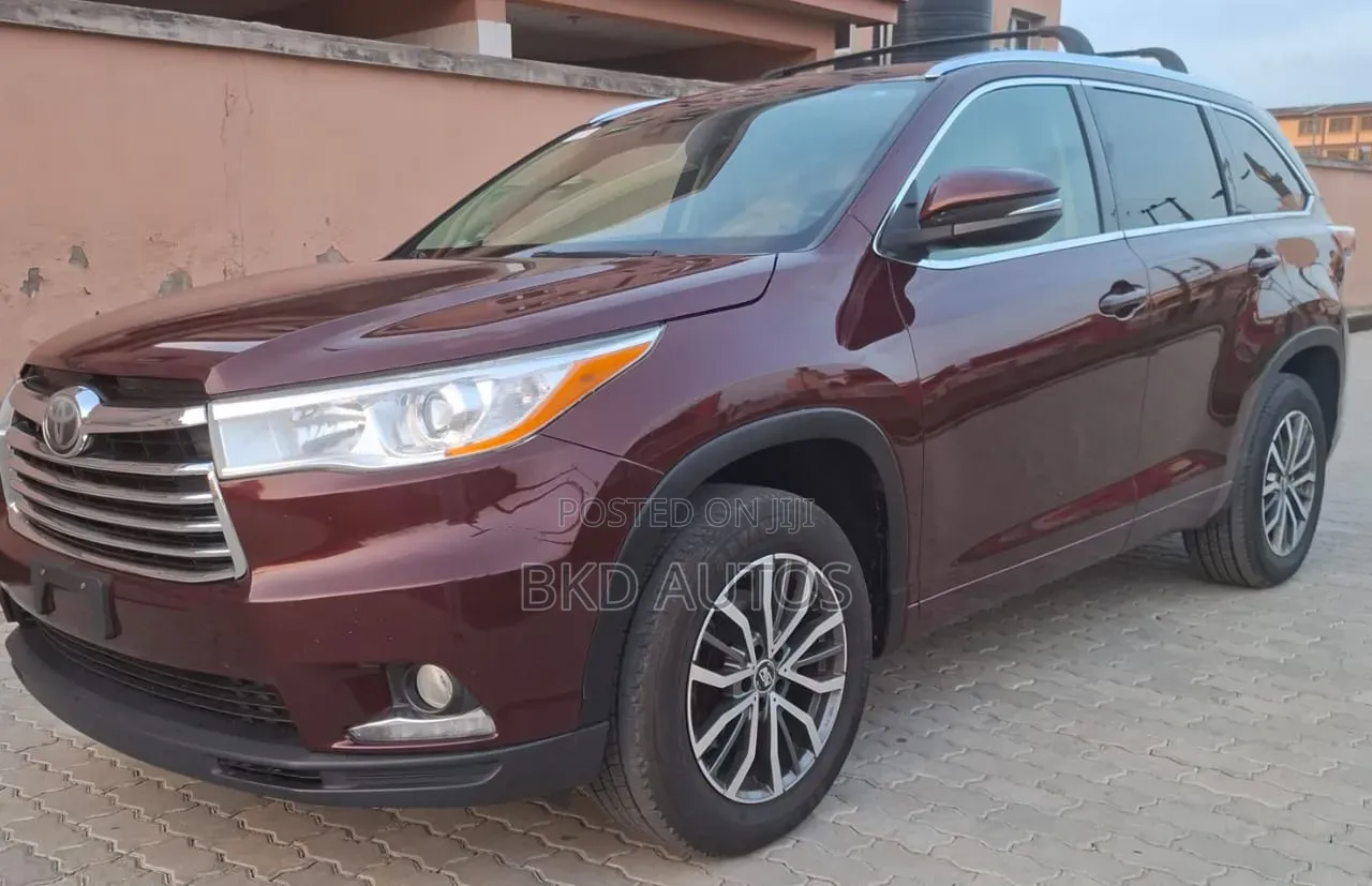 Toyota Highlander Limited V6 4x4 (3.5L 6cyl 6A) 2016 Burgundy