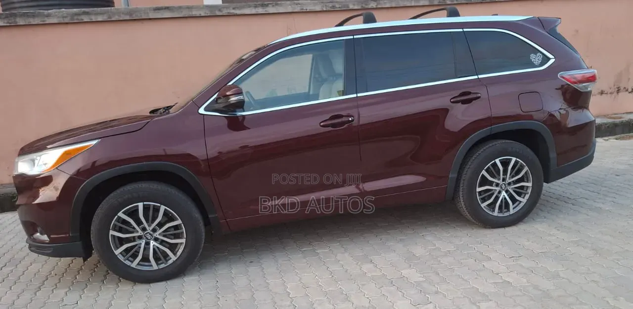 Toyota Highlander Limited V6 4x4 (3.5L 6cyl 6A) 2016 Burgundy