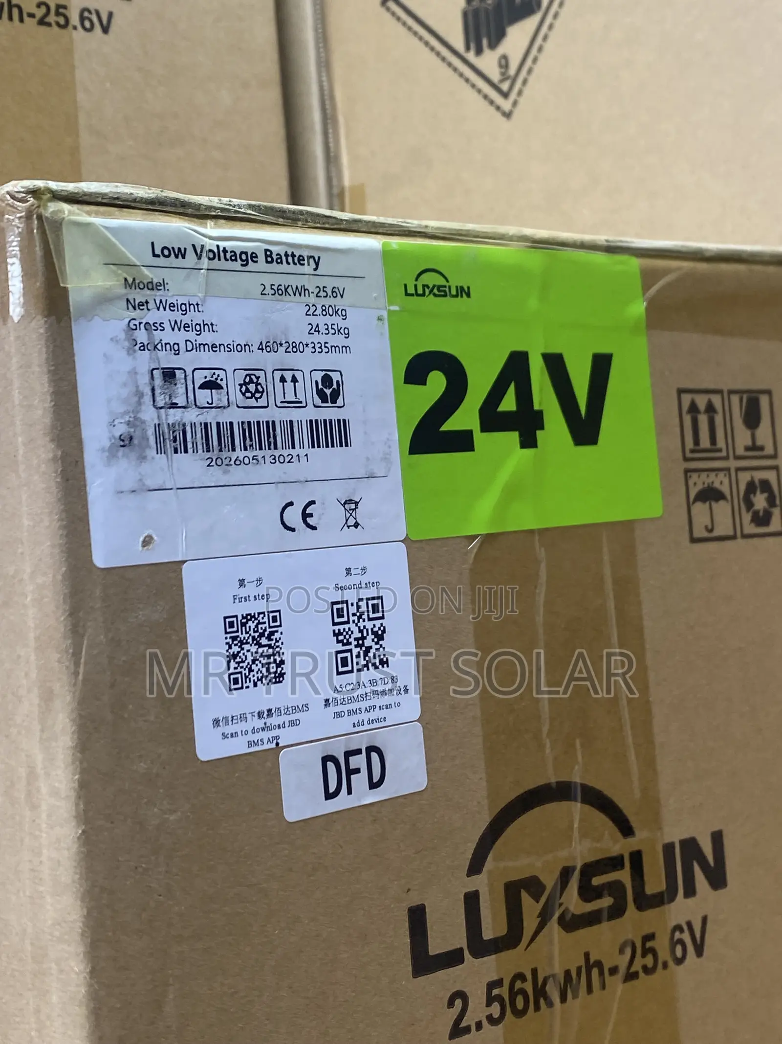 2.56KWh-25.6v Luxsun Battery