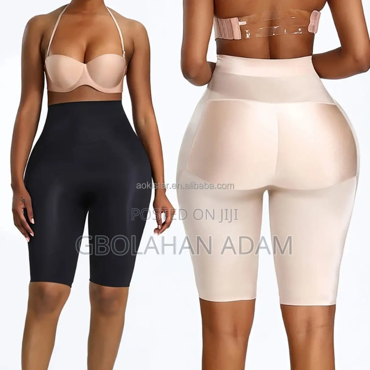 Seamless High-Waisted Padded Butt-Lifting Shapewear