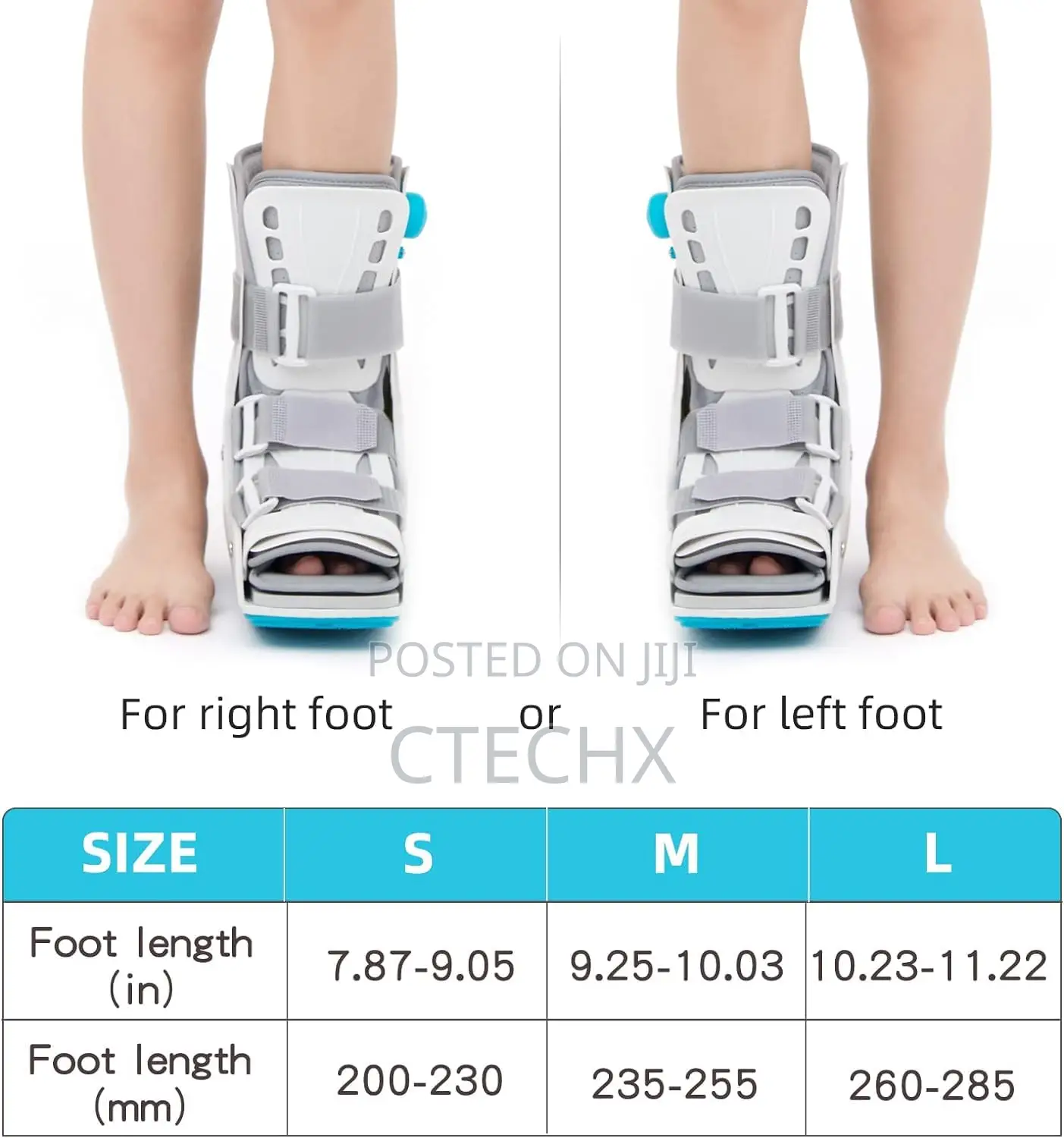 Inflatable Walker Fracture Boot Short Brace Medical Air Cam XL