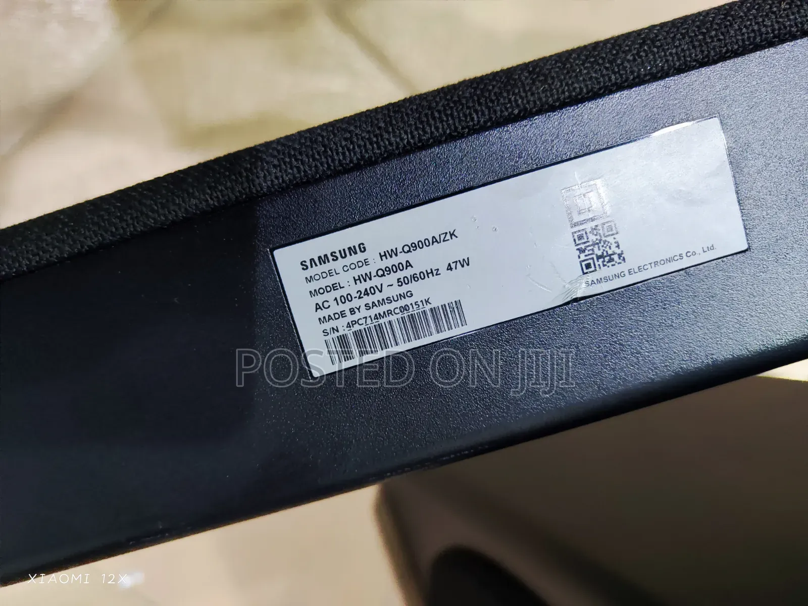 Samsung 7.1.2Ch Q900A Q-Series 4K Dolby Atmos Apple AirPlay2 SoundBar