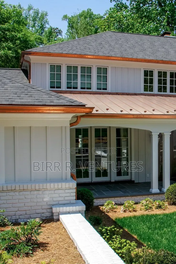 Copper Gutters for New Buildings