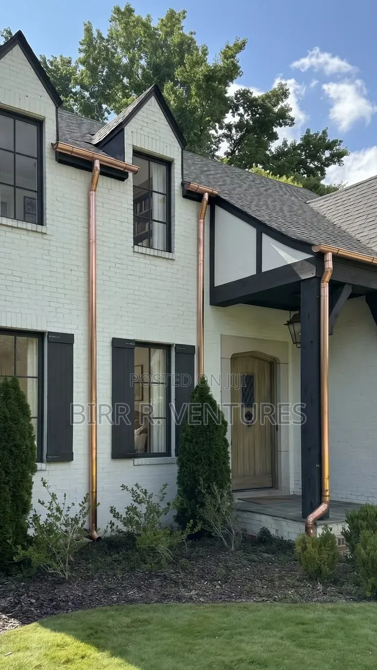 Custom Copper Gutter Work
