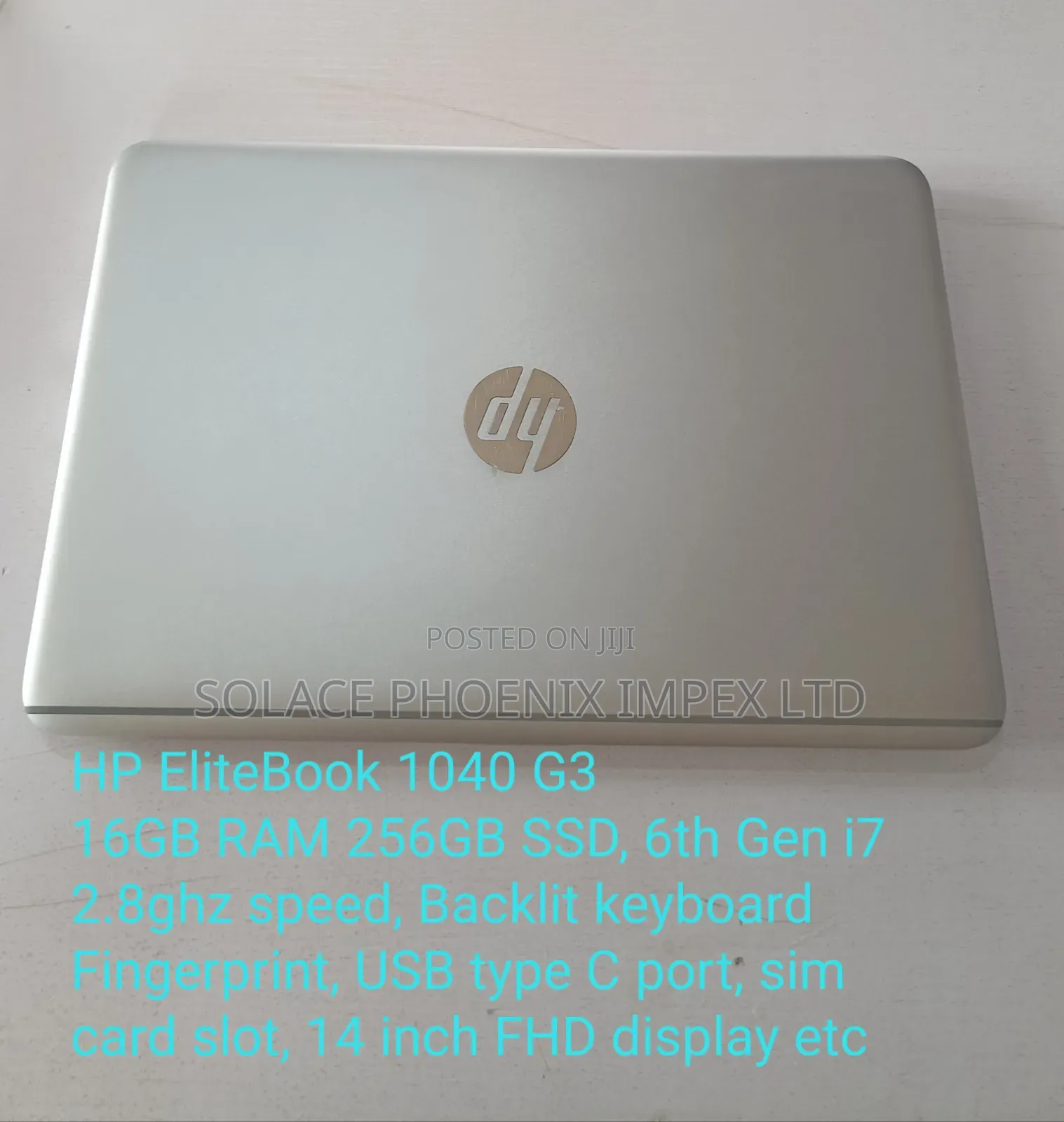 Laptop HP EliteBook 1040 G3 16GB Intel Core i7 SSD 256GB