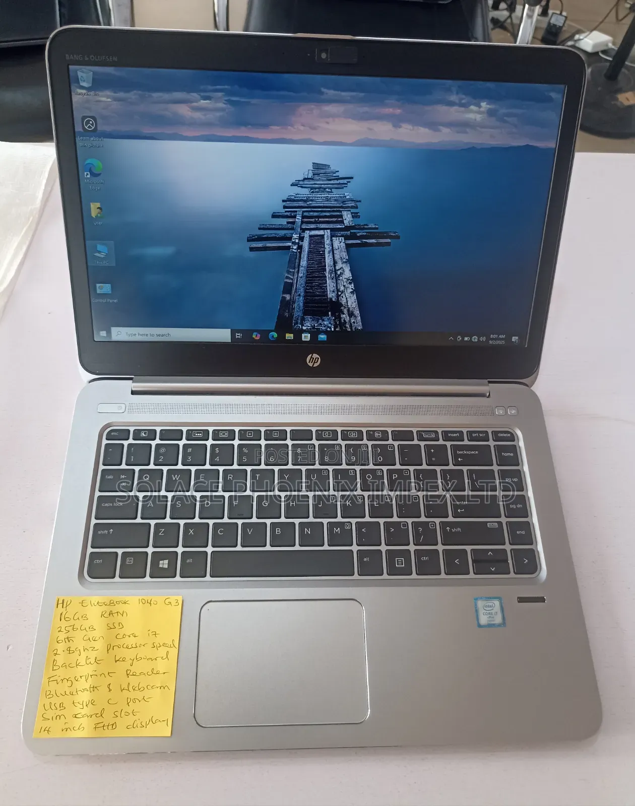 Laptop HP EliteBook 1040 G3 16GB Intel Core i7 SSD 256GB