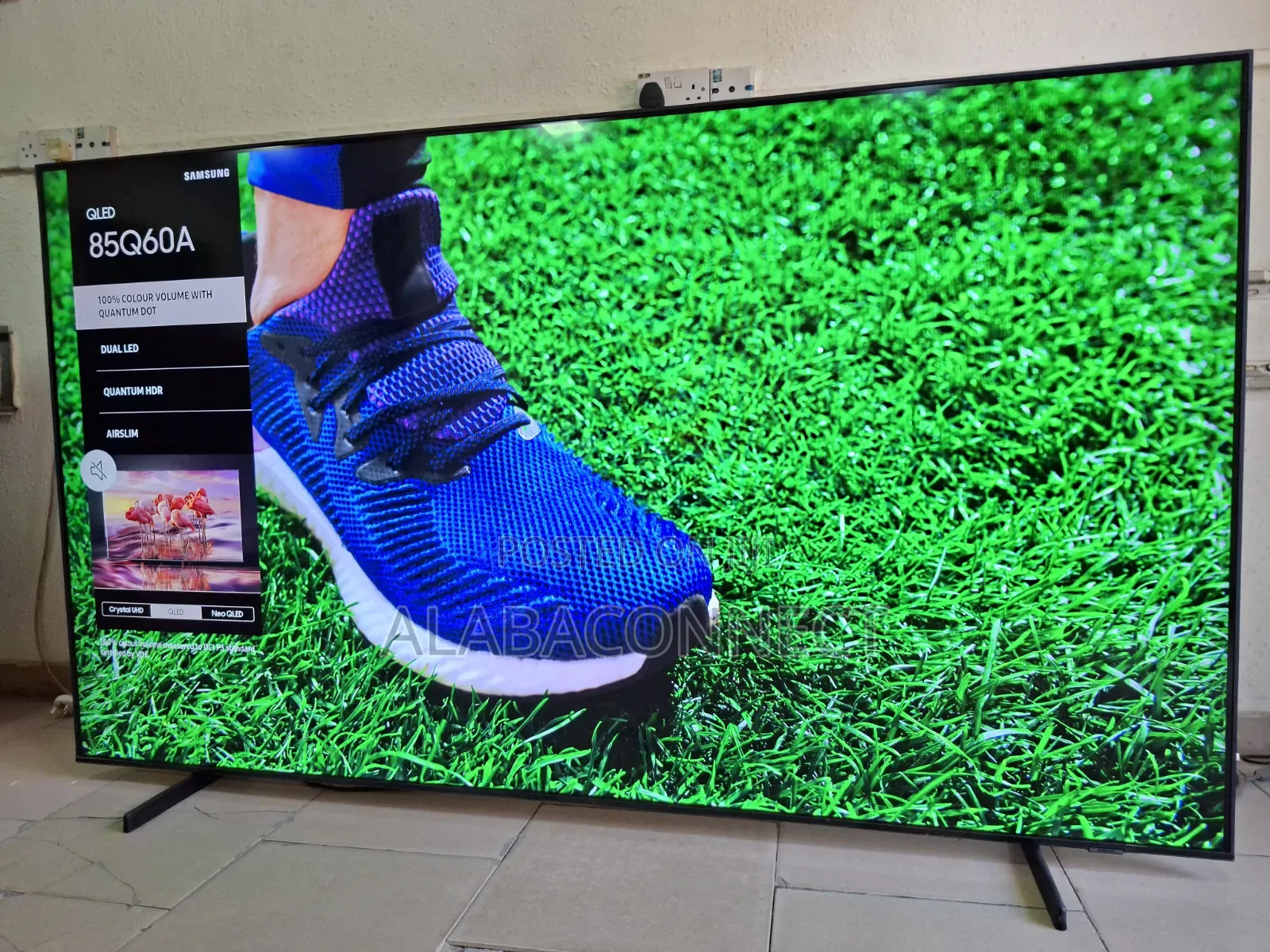 Slim 85" Samsung QLED Q60A Smart TV