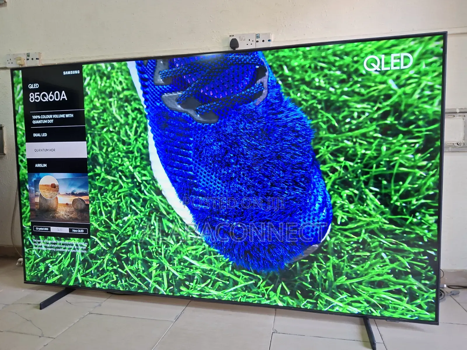 Slim 85" Samsung QLED Q60A Smart TV