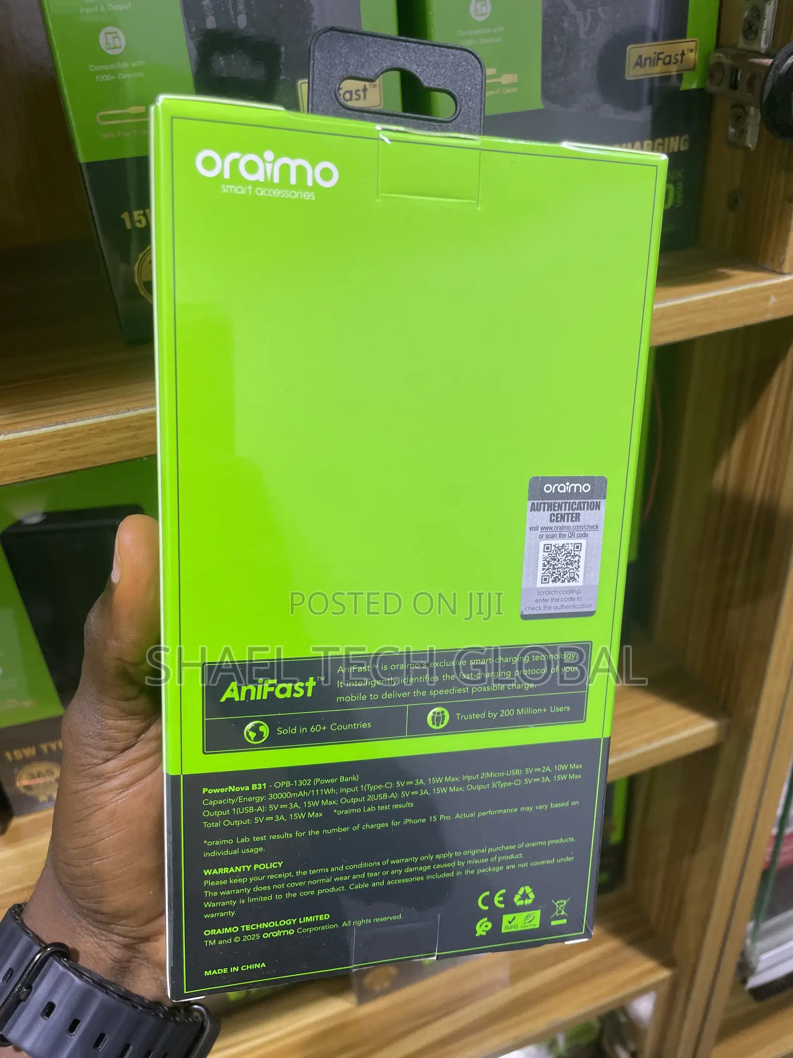 Oraimo Opb 1302 30,000mah Powerbank