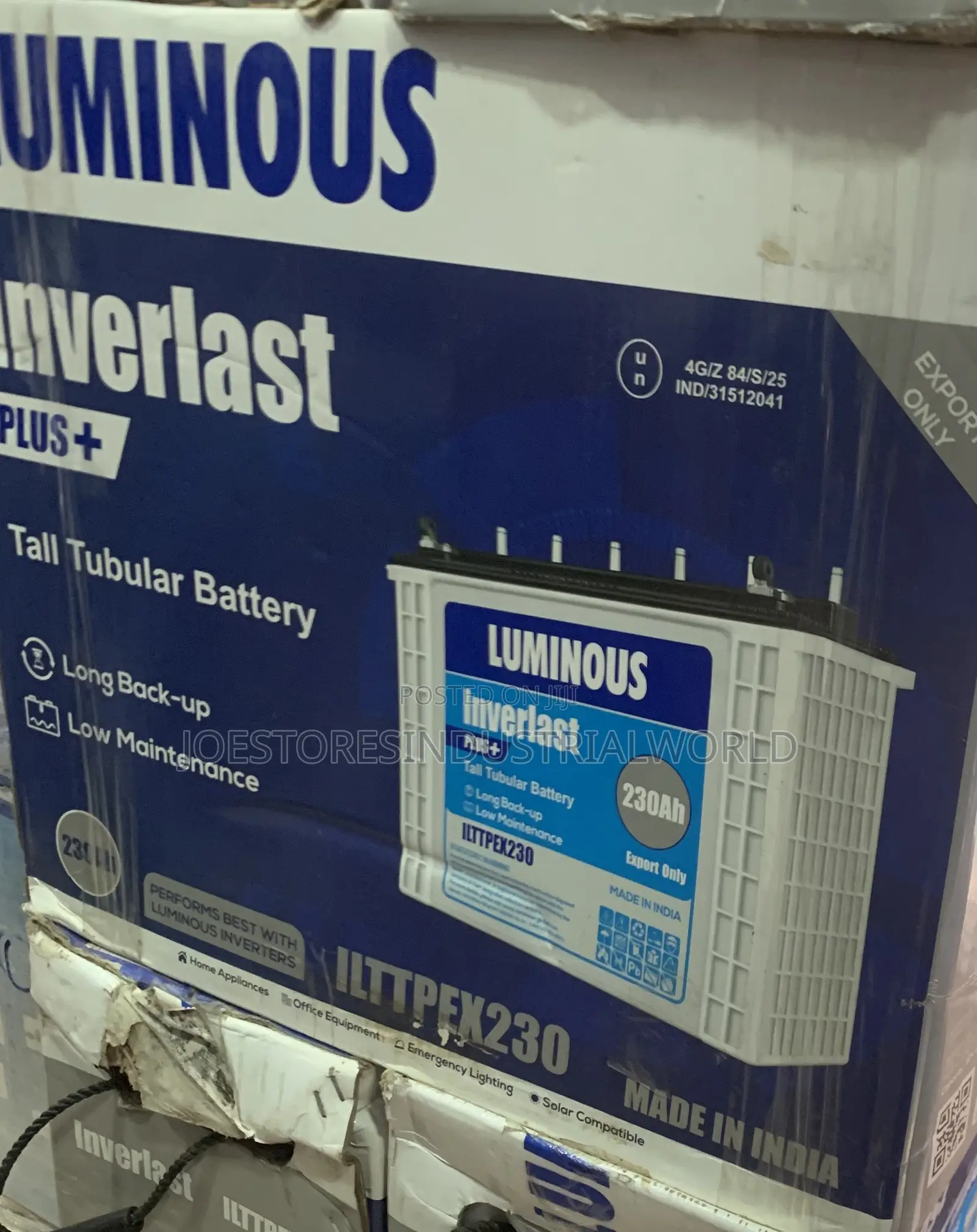 Luminous Tubular Battery 230Ah