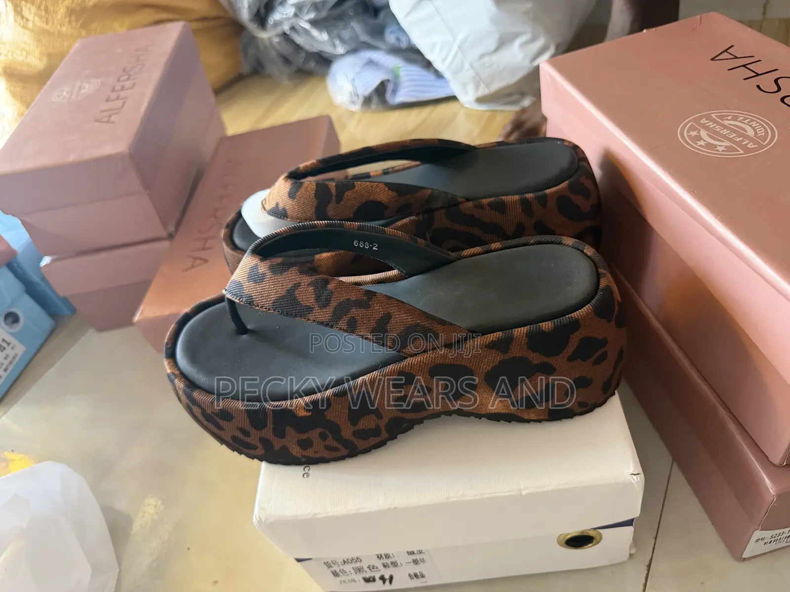 Luxury Wedge Heel Slippers