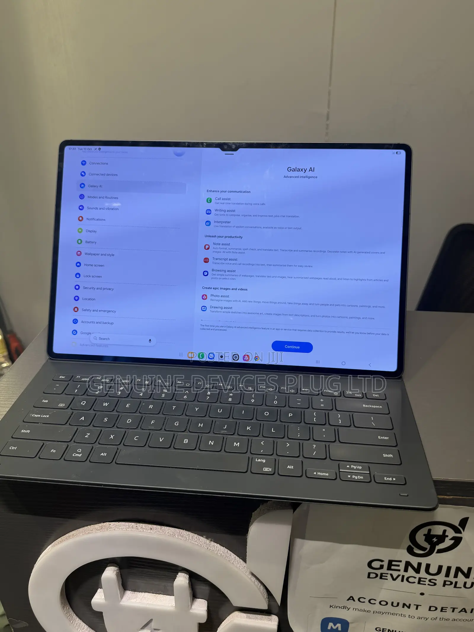 Samsung Galaxy Tab S9 Ultra 256 GB Gray