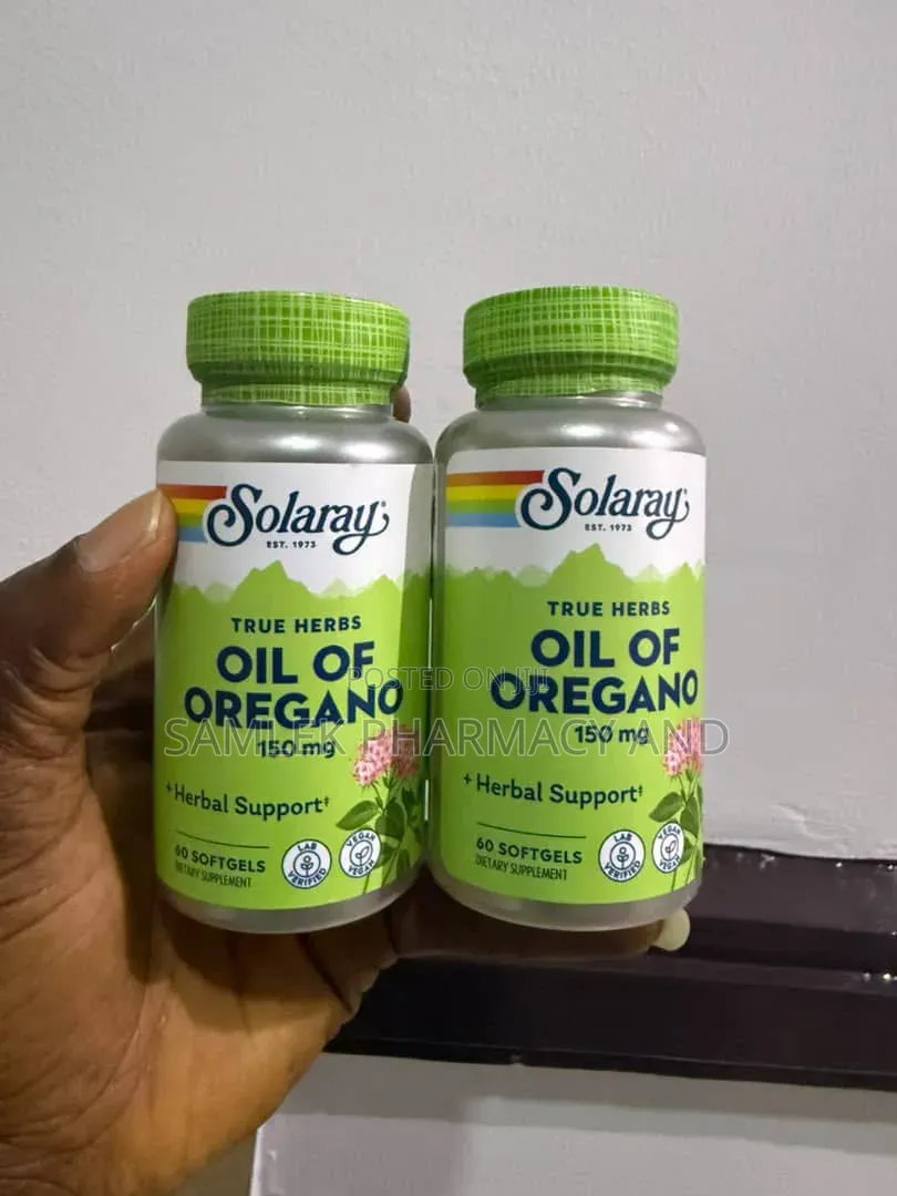 SOLARAY Oregano Oil 150mg,60 Softgels
-Wellness Support &Antioxidant.