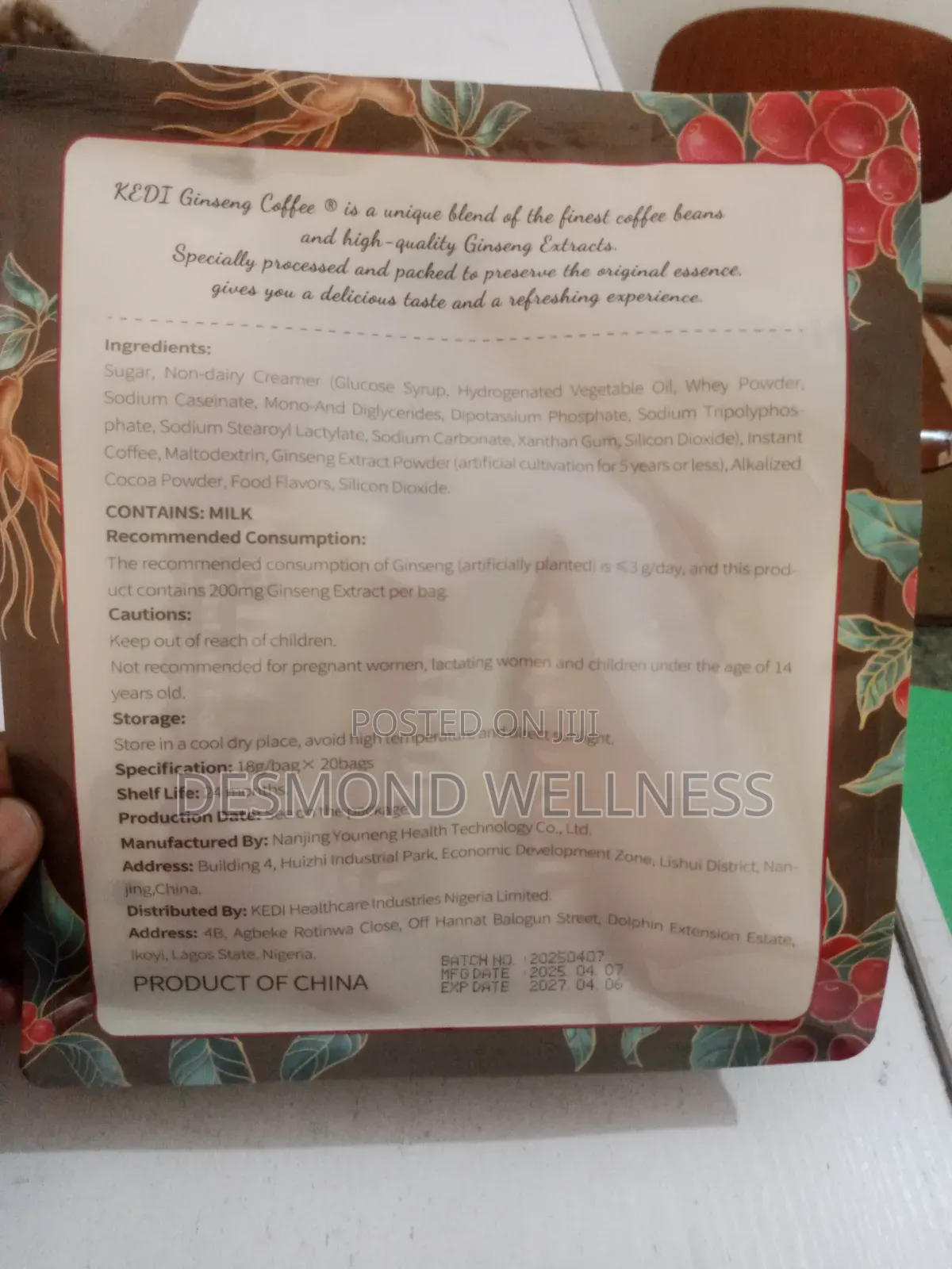 Ginseng Tea