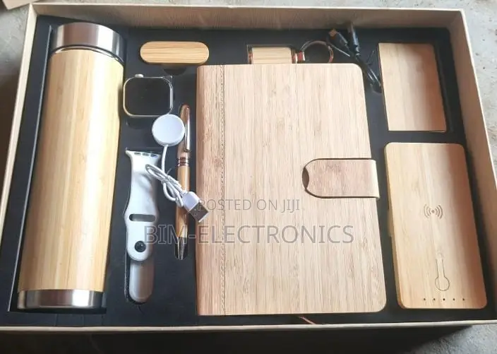 6 in 1 Wooden Design Corporate Gift Set.
