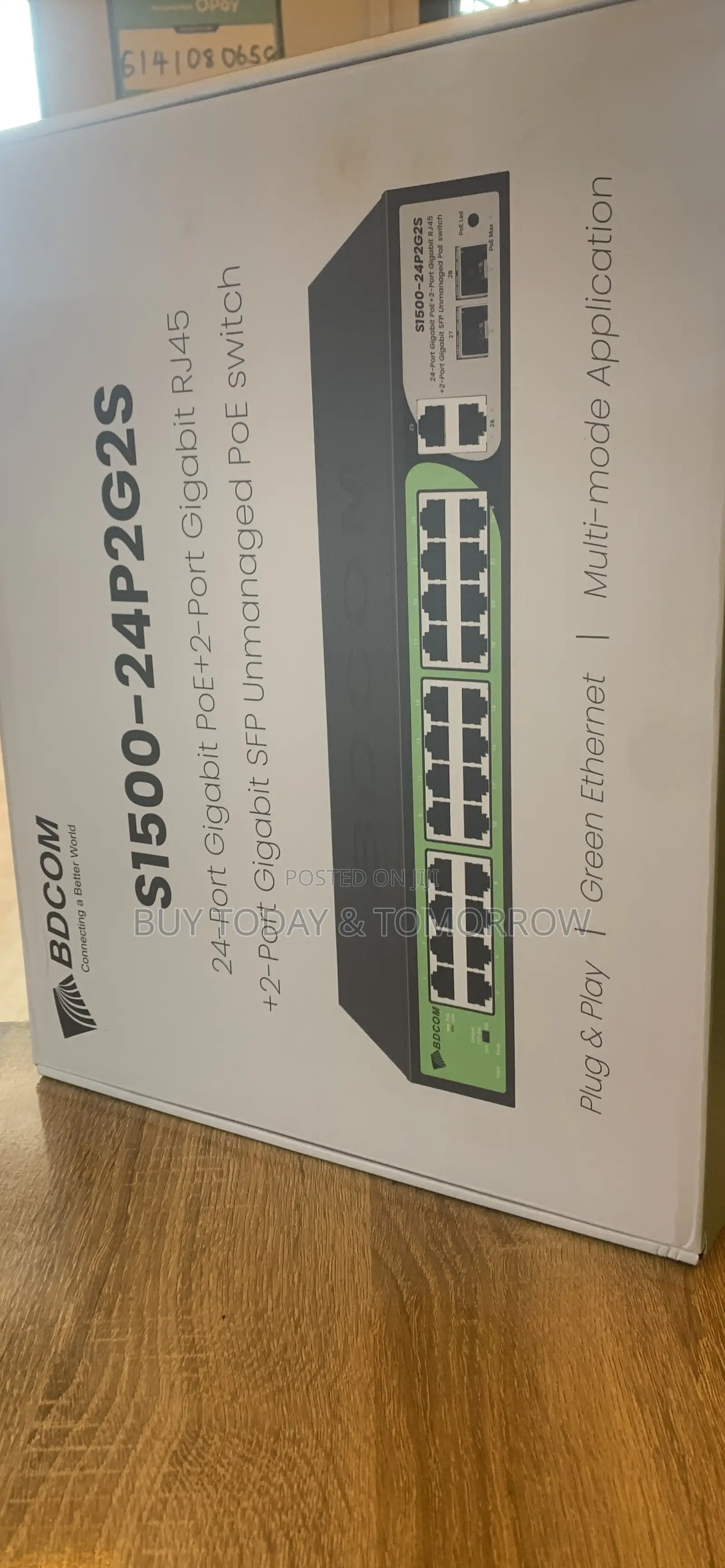 BDCOM 24 Port Gigabit poE +2 Port Gigabit RJ45 Switch